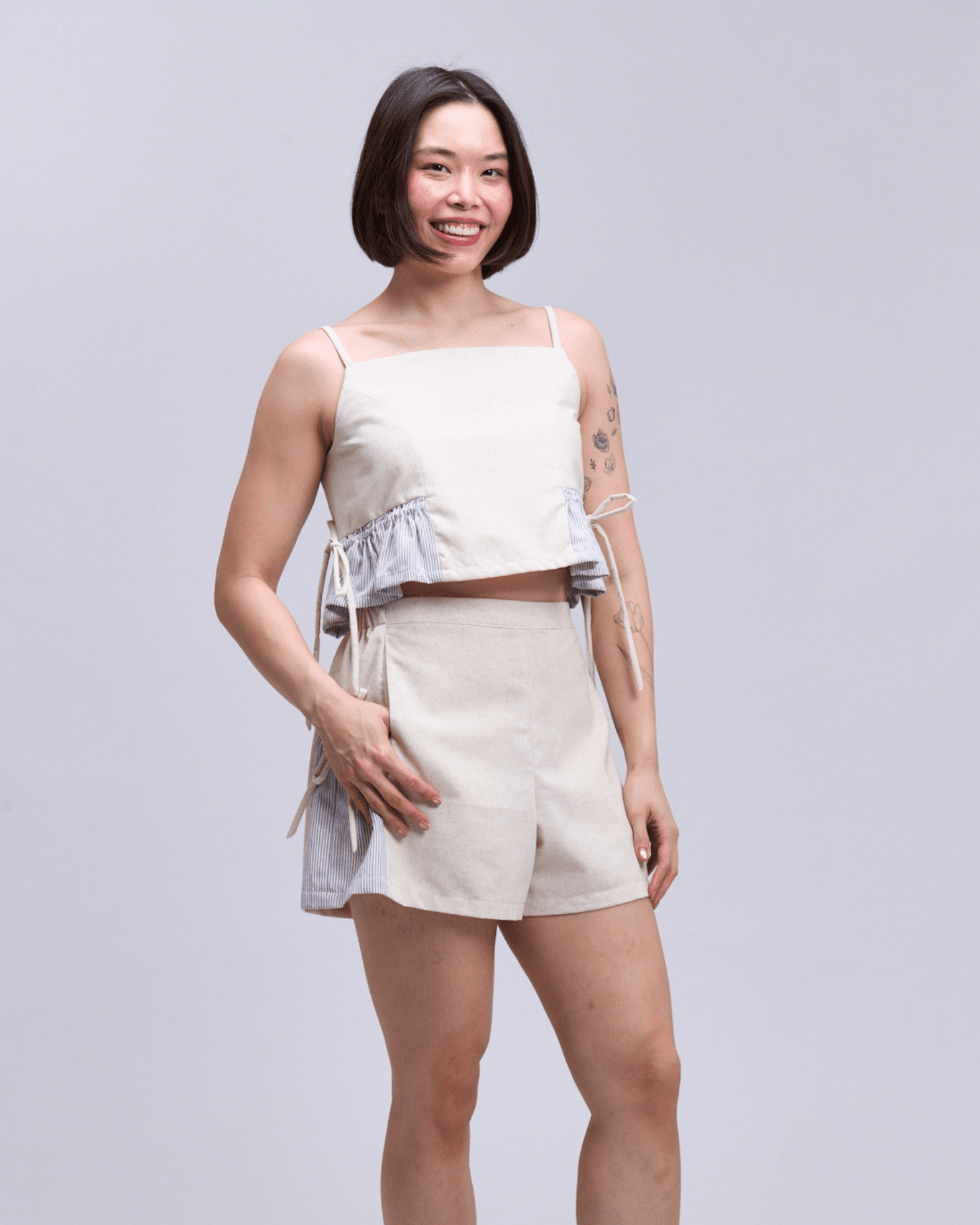 Flutter Shorts Oat Fashion Rags2Riches