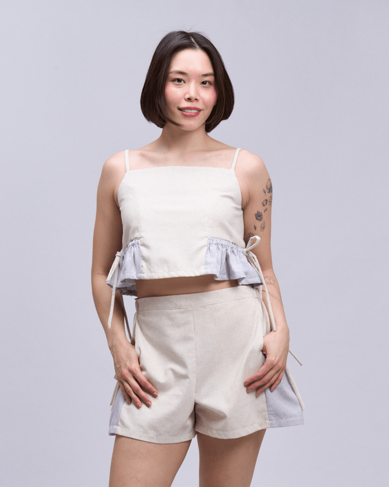 Flutter Shorts Oat Fashion Rags2Riches