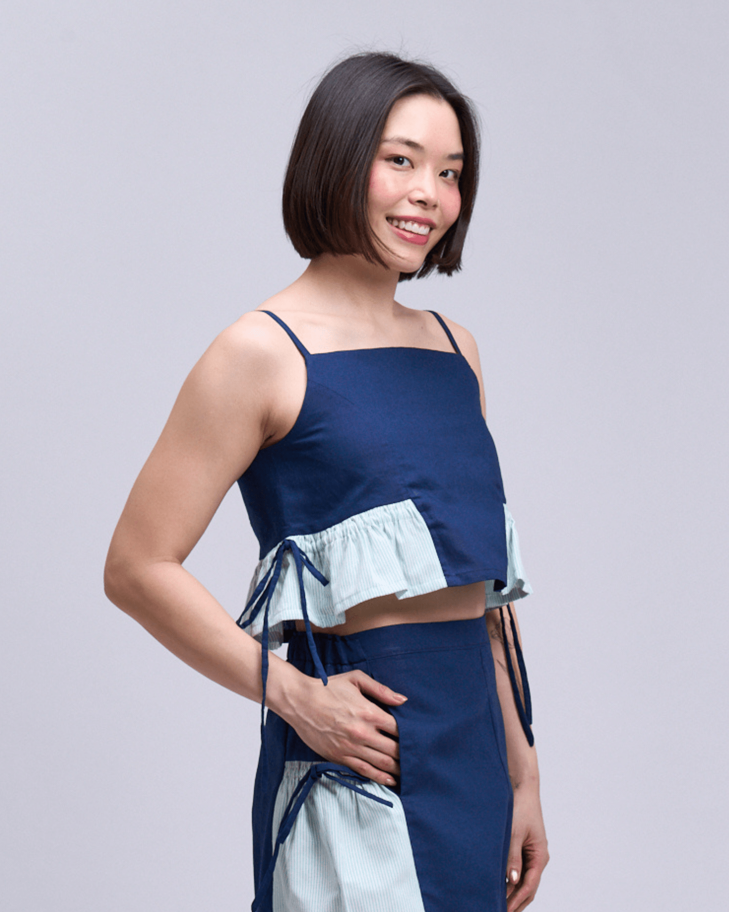 Flutter Top Navy Fashion Rags2Riches