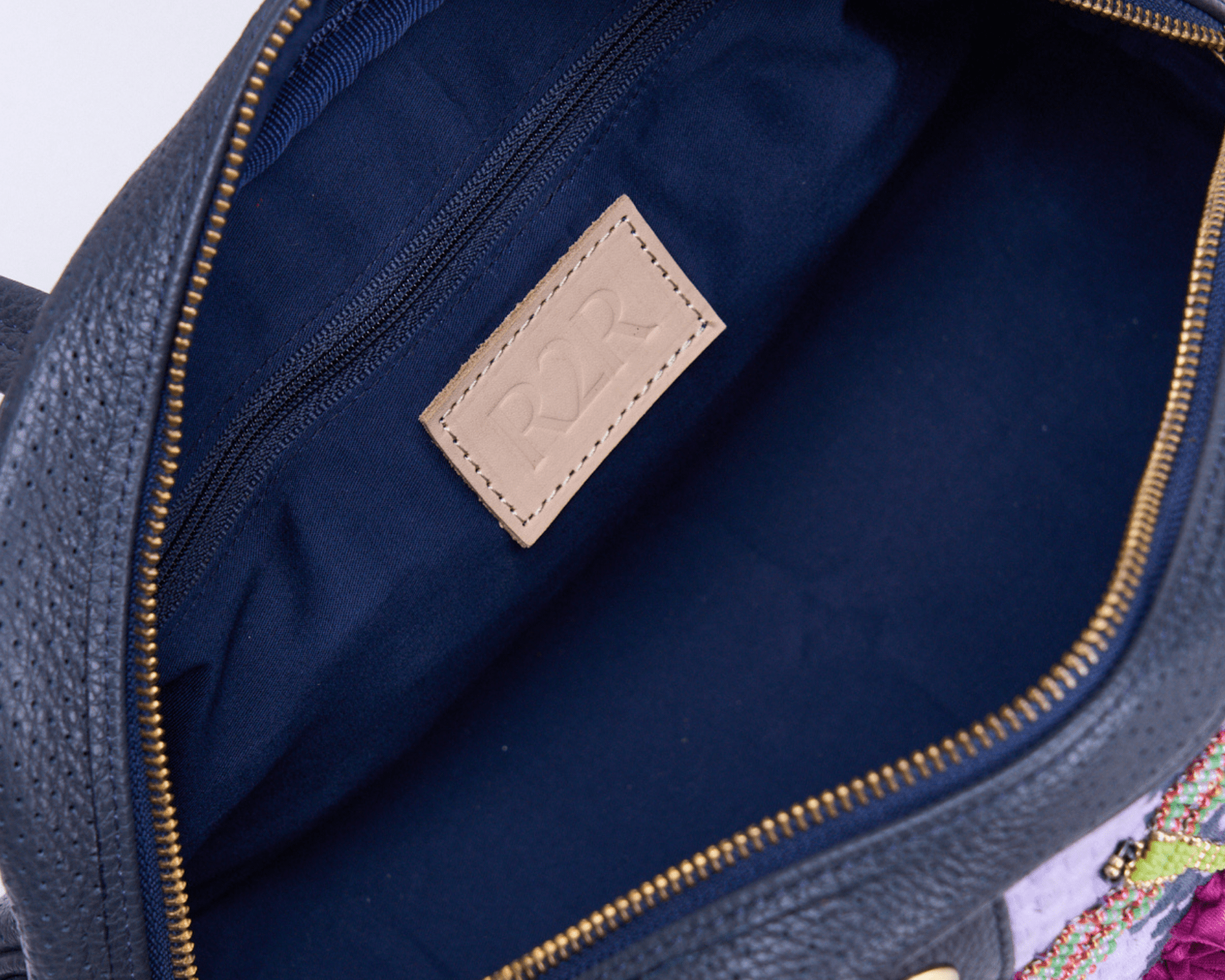 Hardin Bowler Bag Navy Blue Fashion Rags2Riches