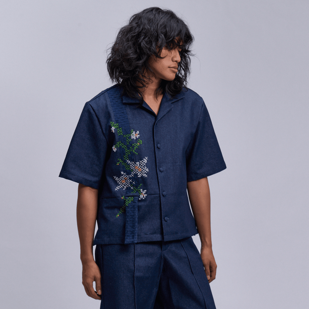 Hardin Polo Dark Blue Denim Fashion Rags2Riches