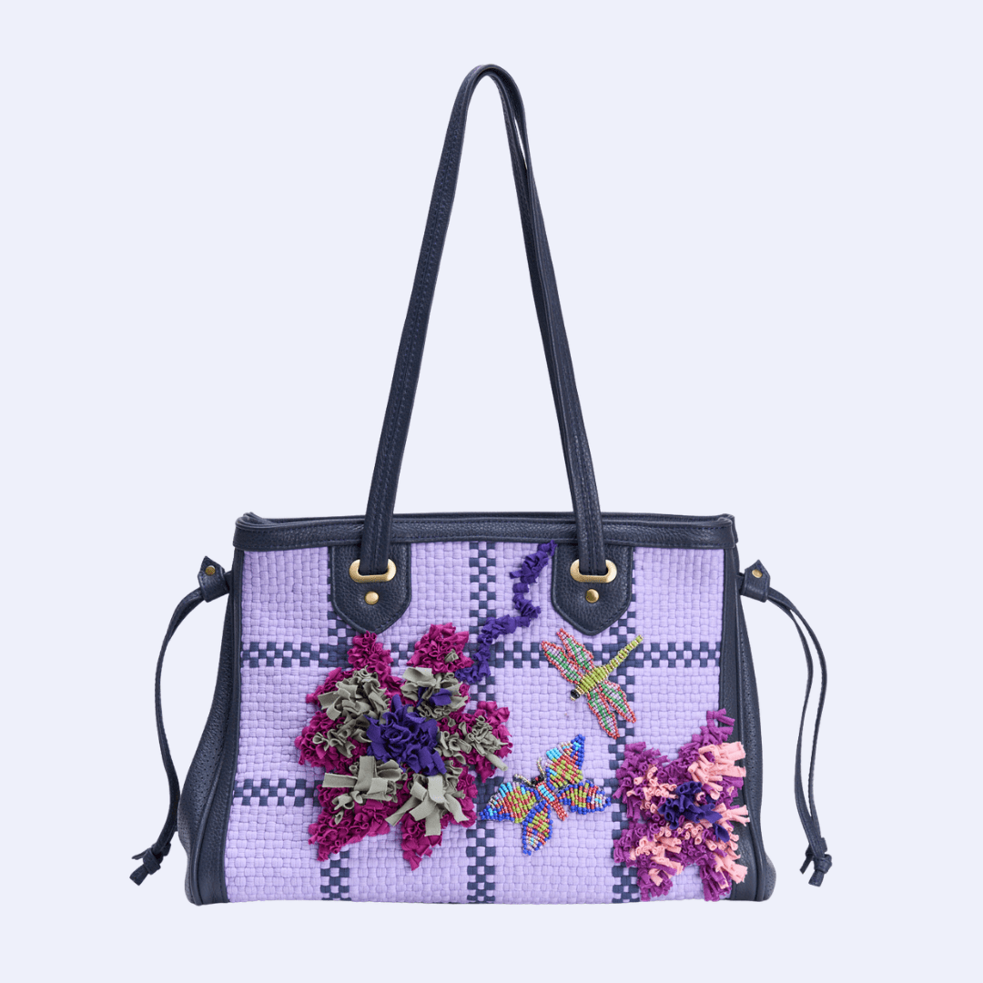 Hardin Tote Navy Blue Fashion Rags2Riches