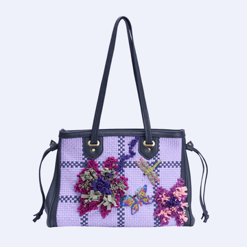 Hardin Tote Navy Blue Fashion Rags2Riches