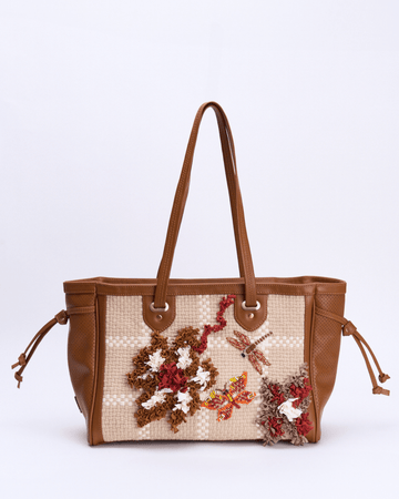 Hardin Tote Tan Fashion Rags2Riches