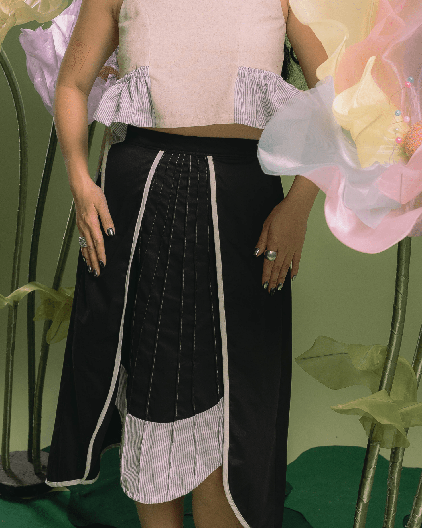 Kahit Saan Skirt Black Fashion Rags2Riches