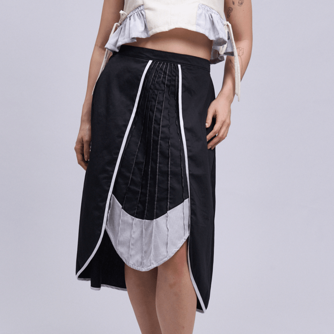 Kahit Saan Skirt Black Fashion Rags2Riches