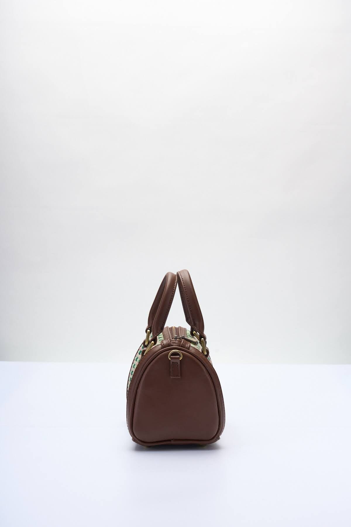 [Ready Today] Boston Mini Bag Matcha Strawberry Gingham Fashion Rags2Riches