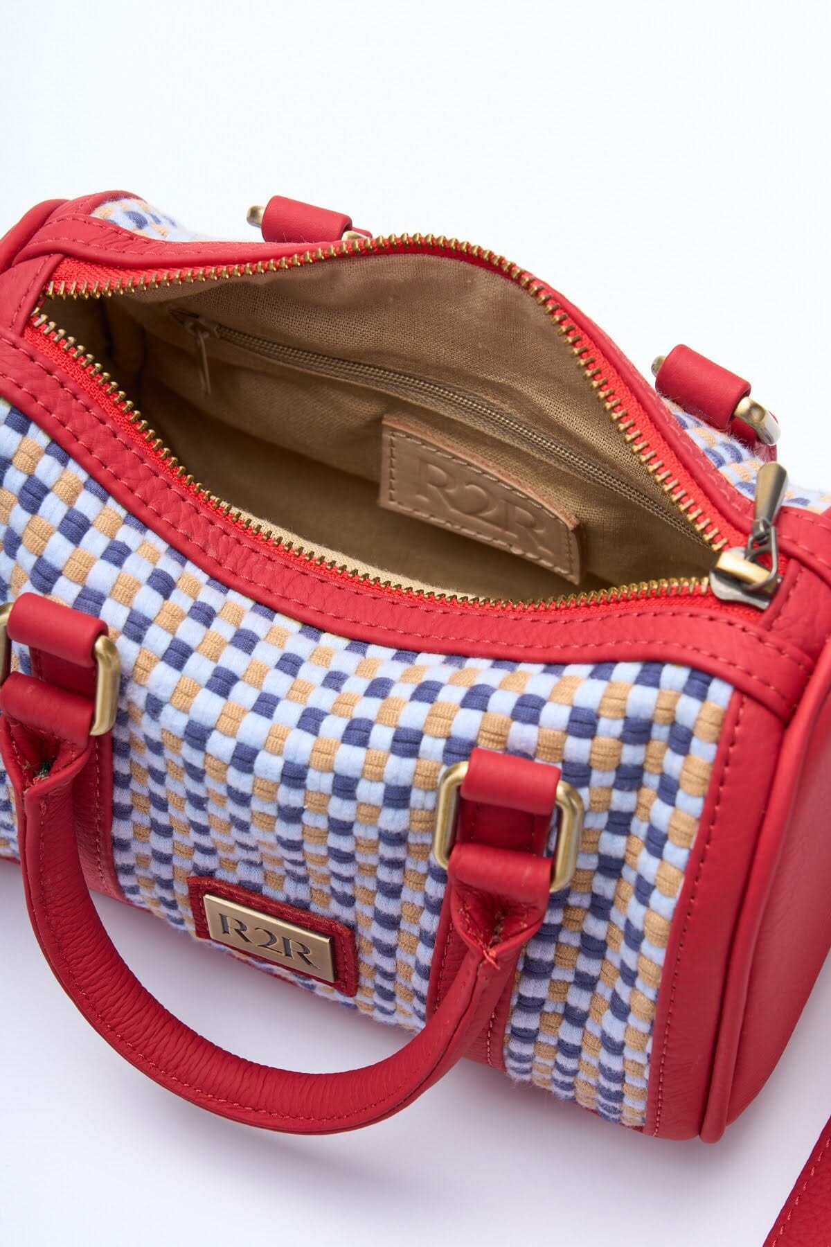 [Ready Today] Boston Mini Bag Seaside Gingham Fashion Rags2Riches