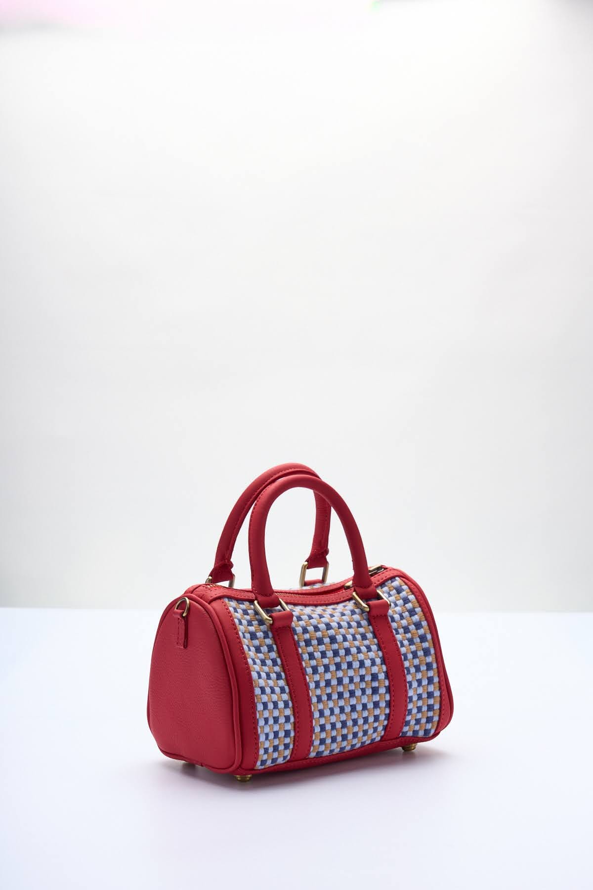 [Ready Today] Boston Mini Bag Seaside Gingham Fashion Rags2Riches