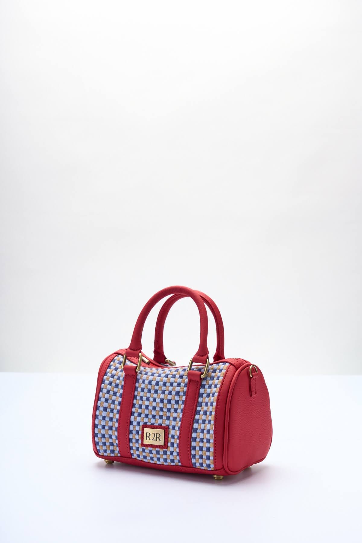 [Ready Today] Boston Mini Bag Seaside Gingham Fashion Rags2Riches