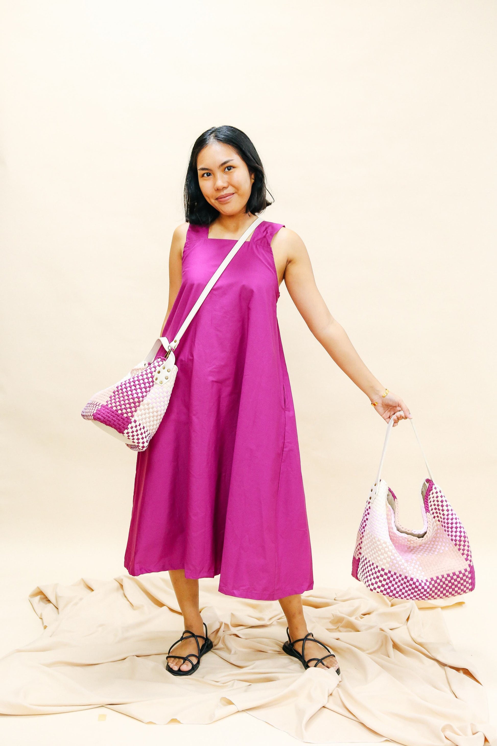 [Ready Today] Buslo Blocks Pink skies Fashion Rags2Riches