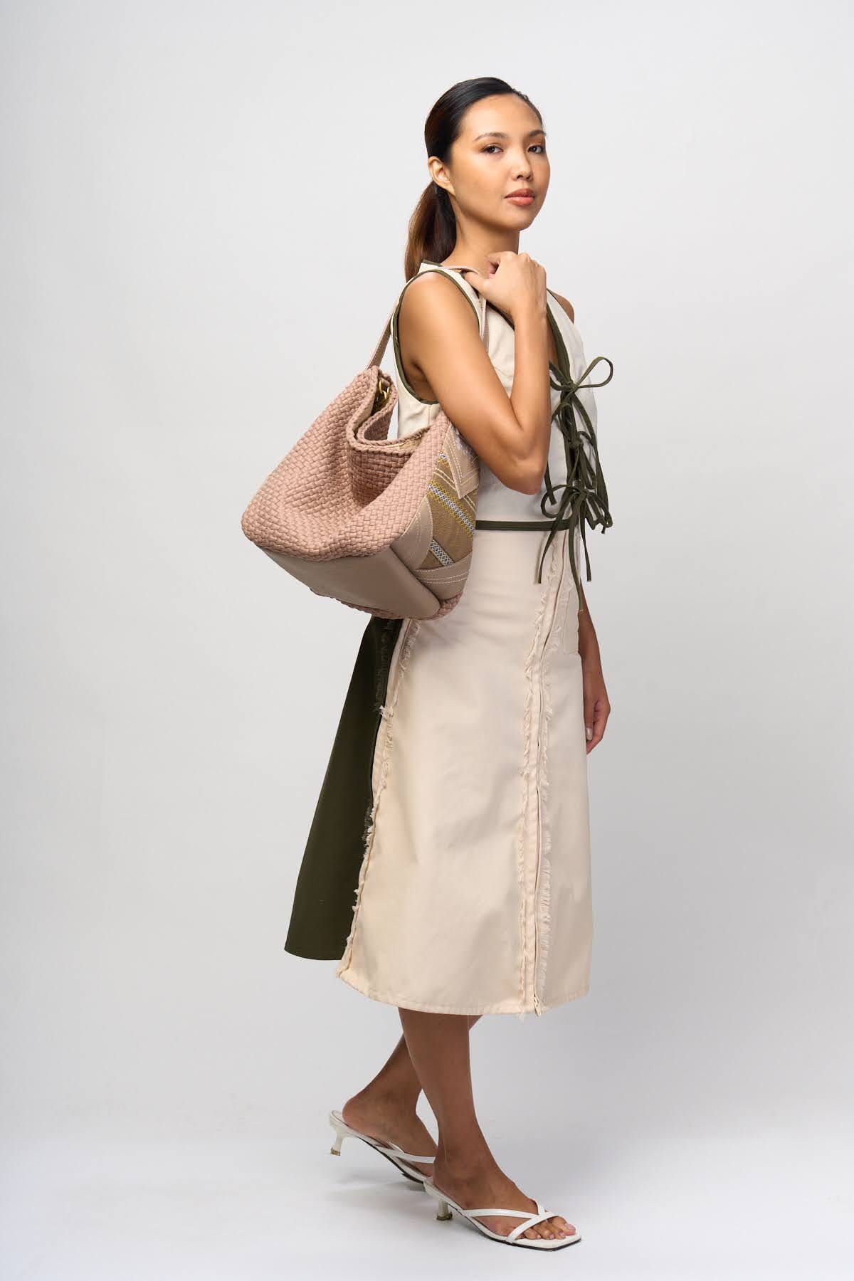 [Ready Today] Buslo Medley Monochrome Taupe Fashion Rags2Riches