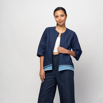 [Ready Today] Daloy Zip-Up Jacket Denim