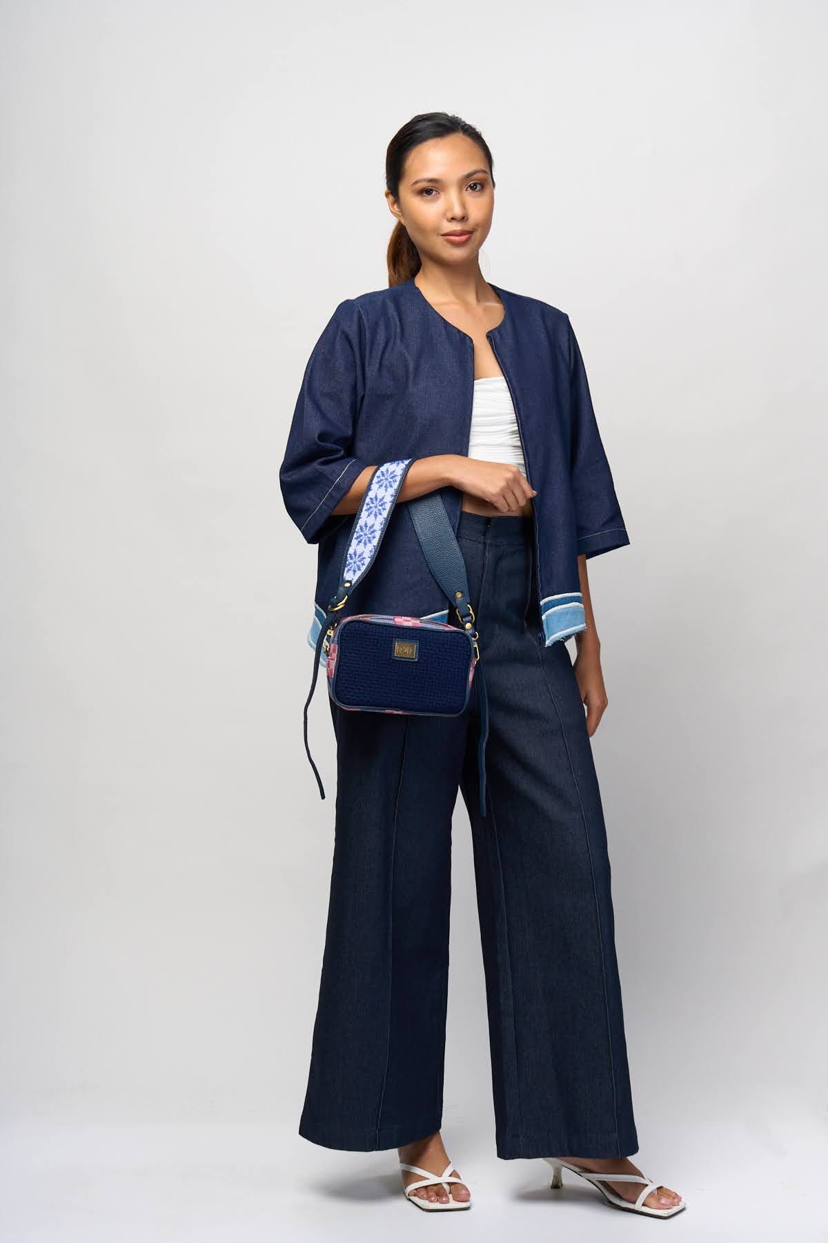 [Ready Today] Kamara Crossbody Navy Fashion Rags2Riches