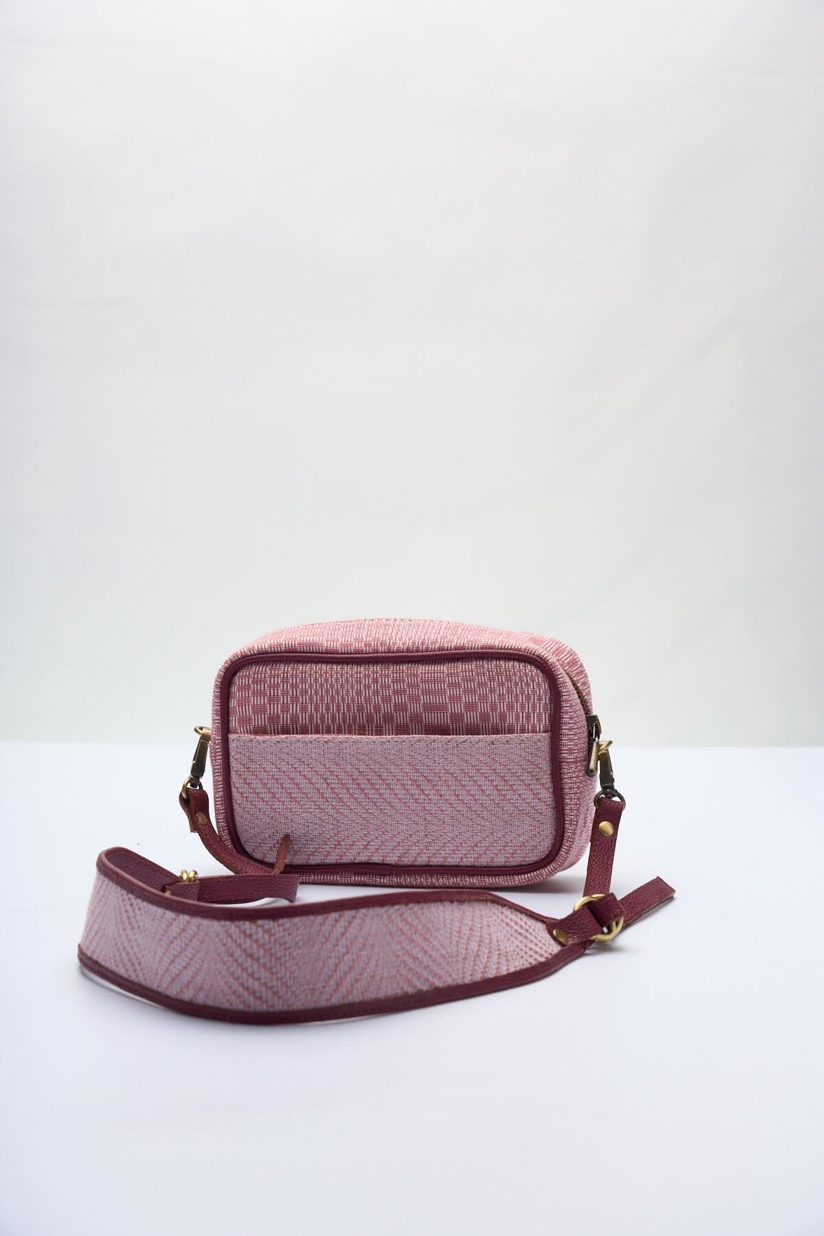 [Ready Today] Kamara Crossbody Navy & Orange Checkerboard Fashion Rags2Riches