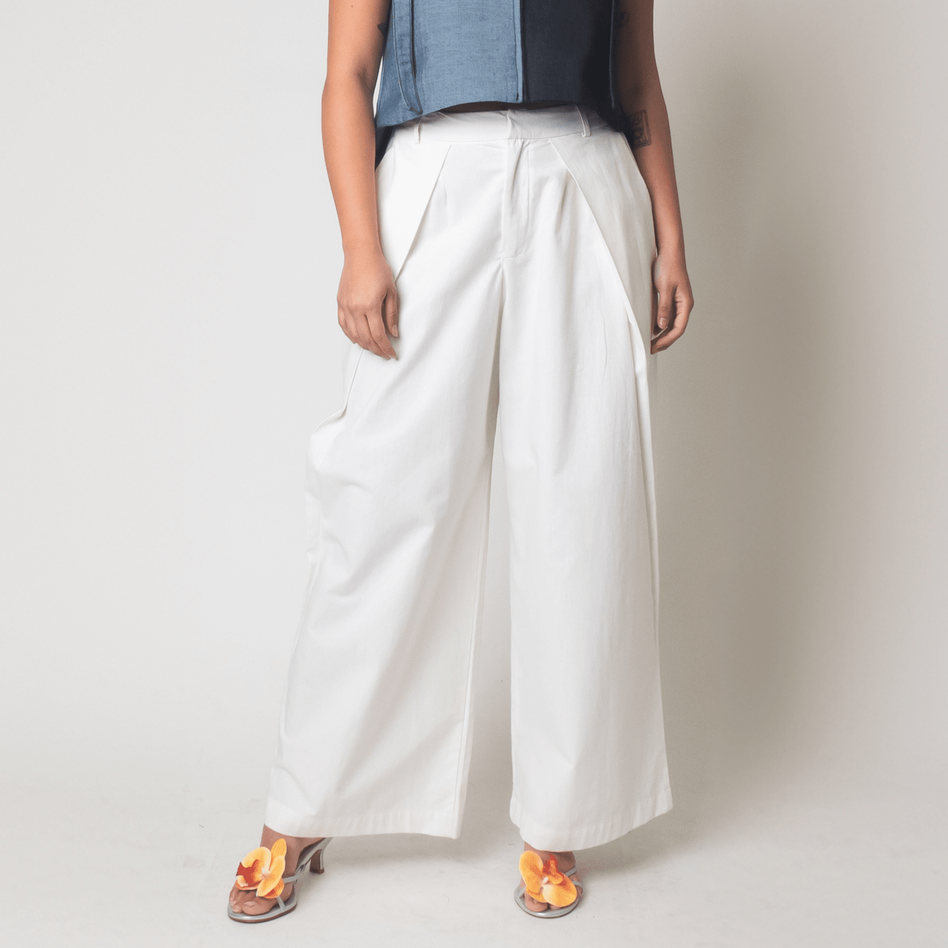 [Ready Today] Lakbay Pants White Fashion Rags2Riches