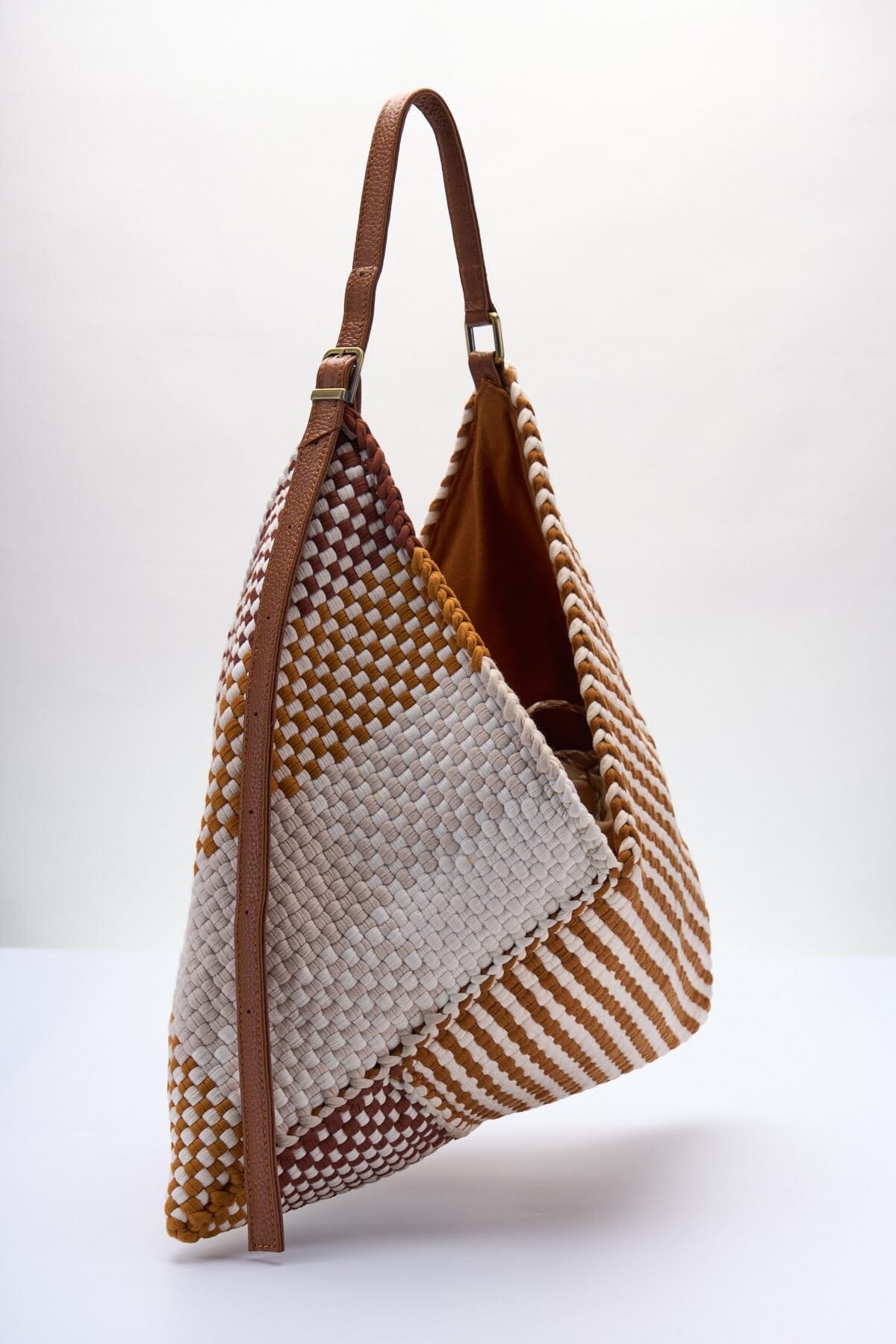 [Ready Today] Pusô Hobo Sunrise Blocks & Stripes Fashion Rags2Riches