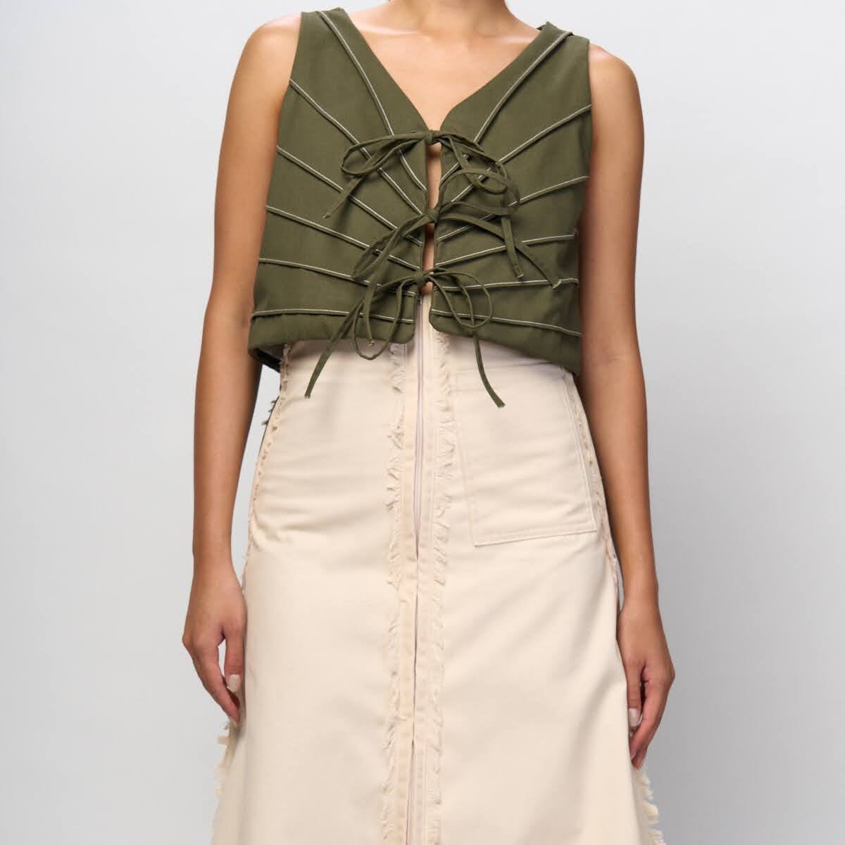 [Ready Today] Sinag 4-Way Vest Fatigue Fashion R2R On Repeat