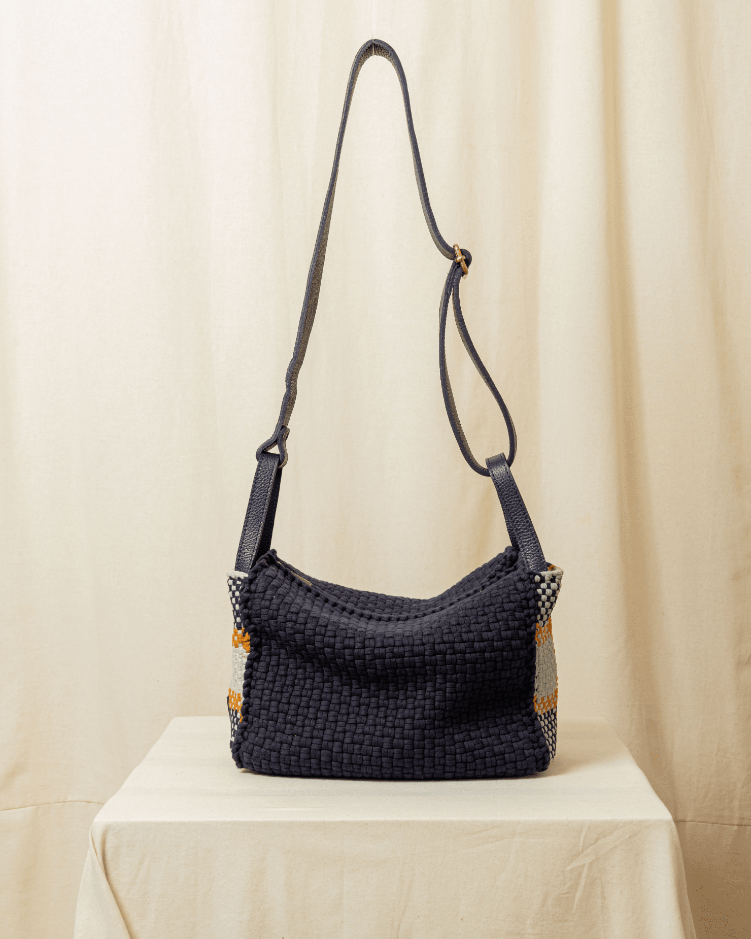 [Ready Today] Swing Satchel Navy Fashion Rags2Riches