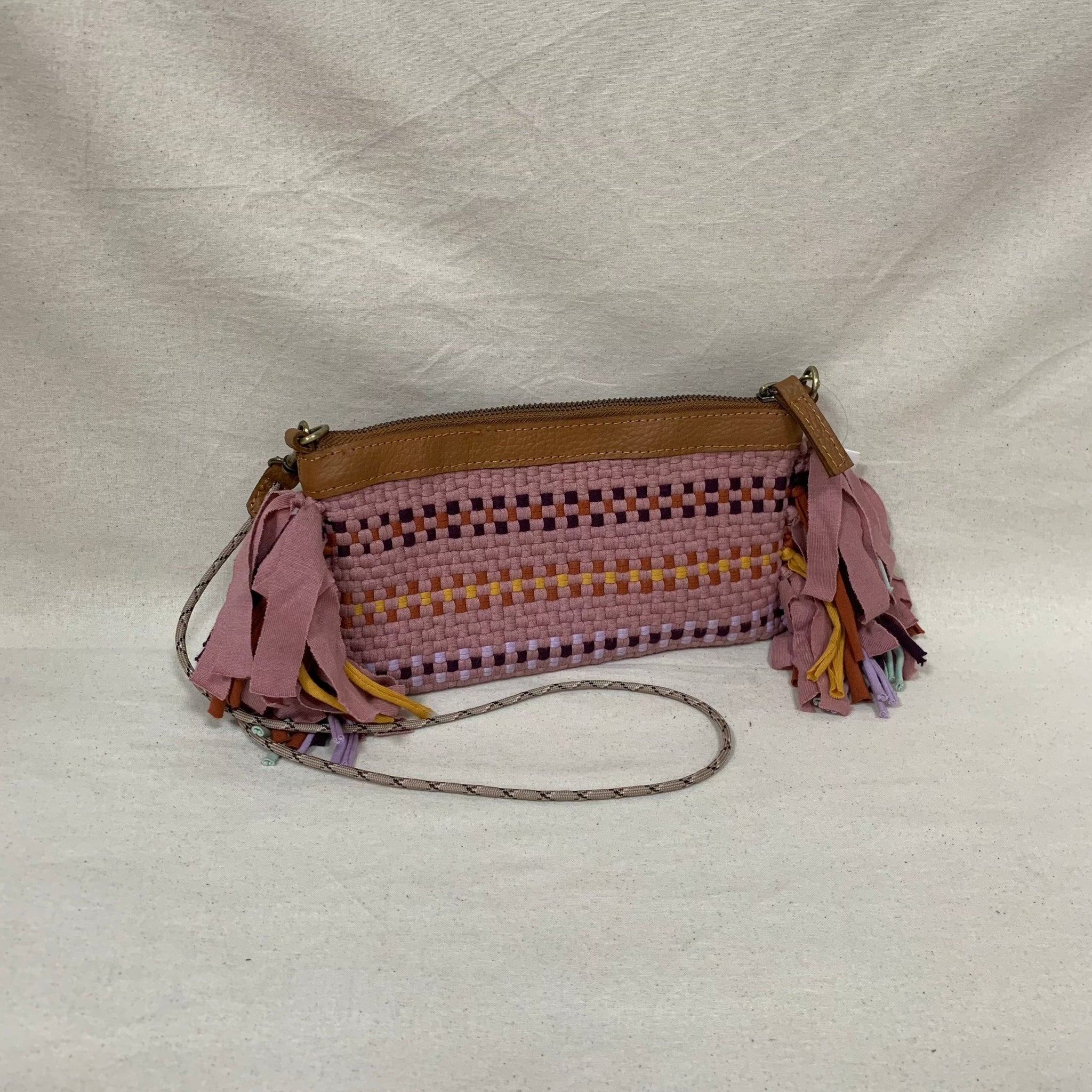[SAMPLE] Flat Crossbody Bag in Blush Fashion Rags2Riches
