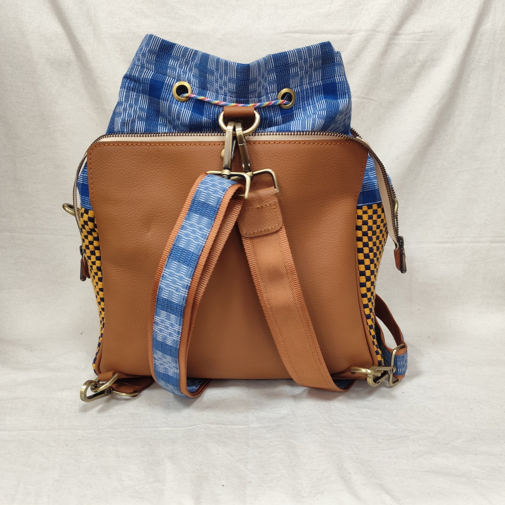 [SAMPLE] Leonor Midsize Backpack Tan Fashion Rags2Riches