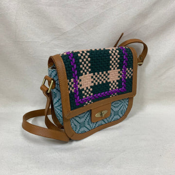 [SAMPLE] Sadie Saddle Bag Tan Combo