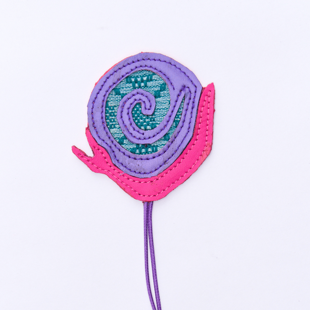 Snail Charm Pink & Purple Fashion Rags2Riches