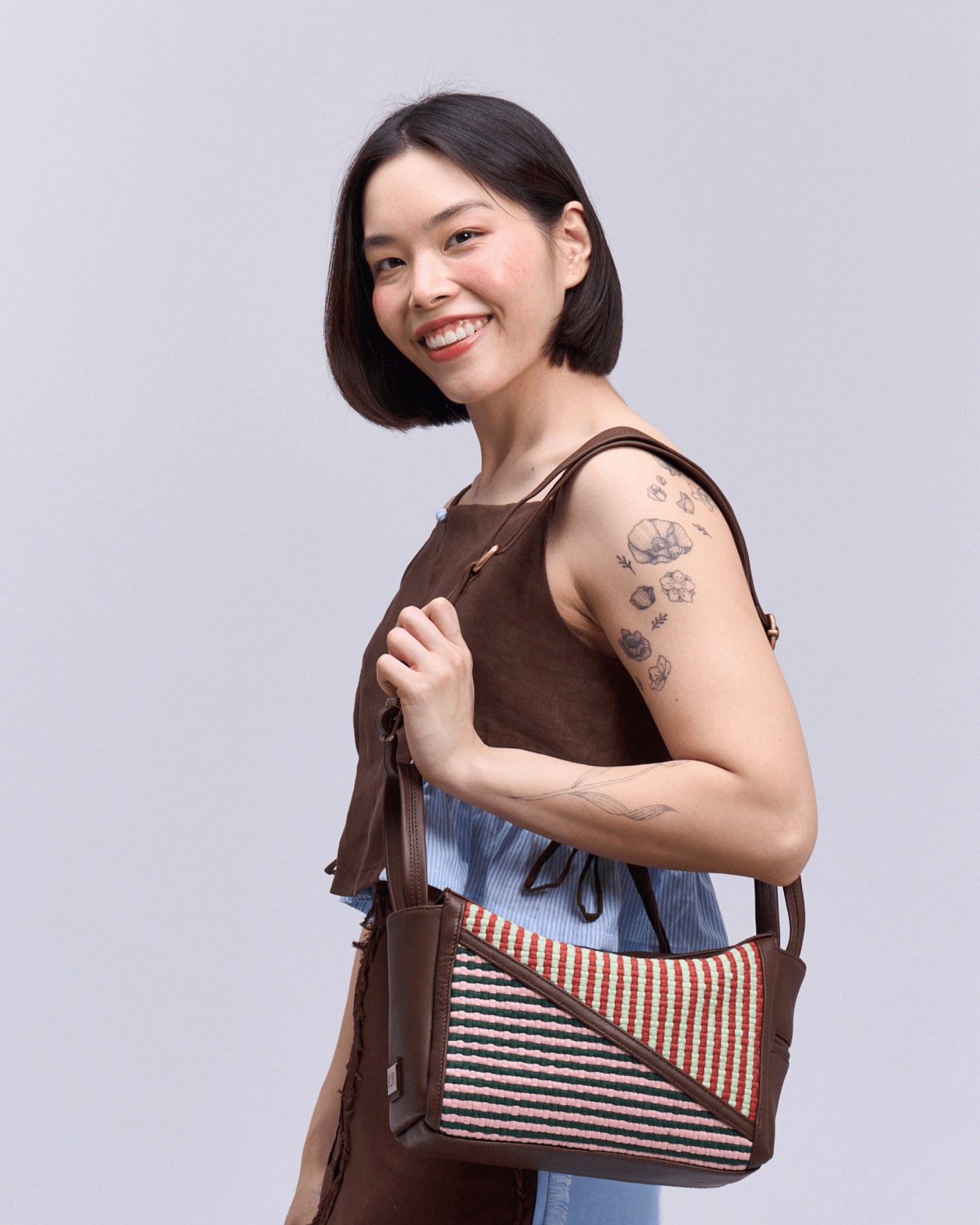 Swing Bag Brown Fashion Rags2Riches