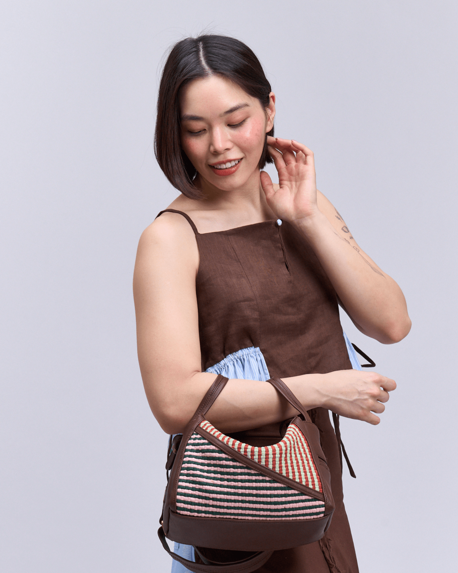 Swing Bag Brown Fashion Rags2Riches