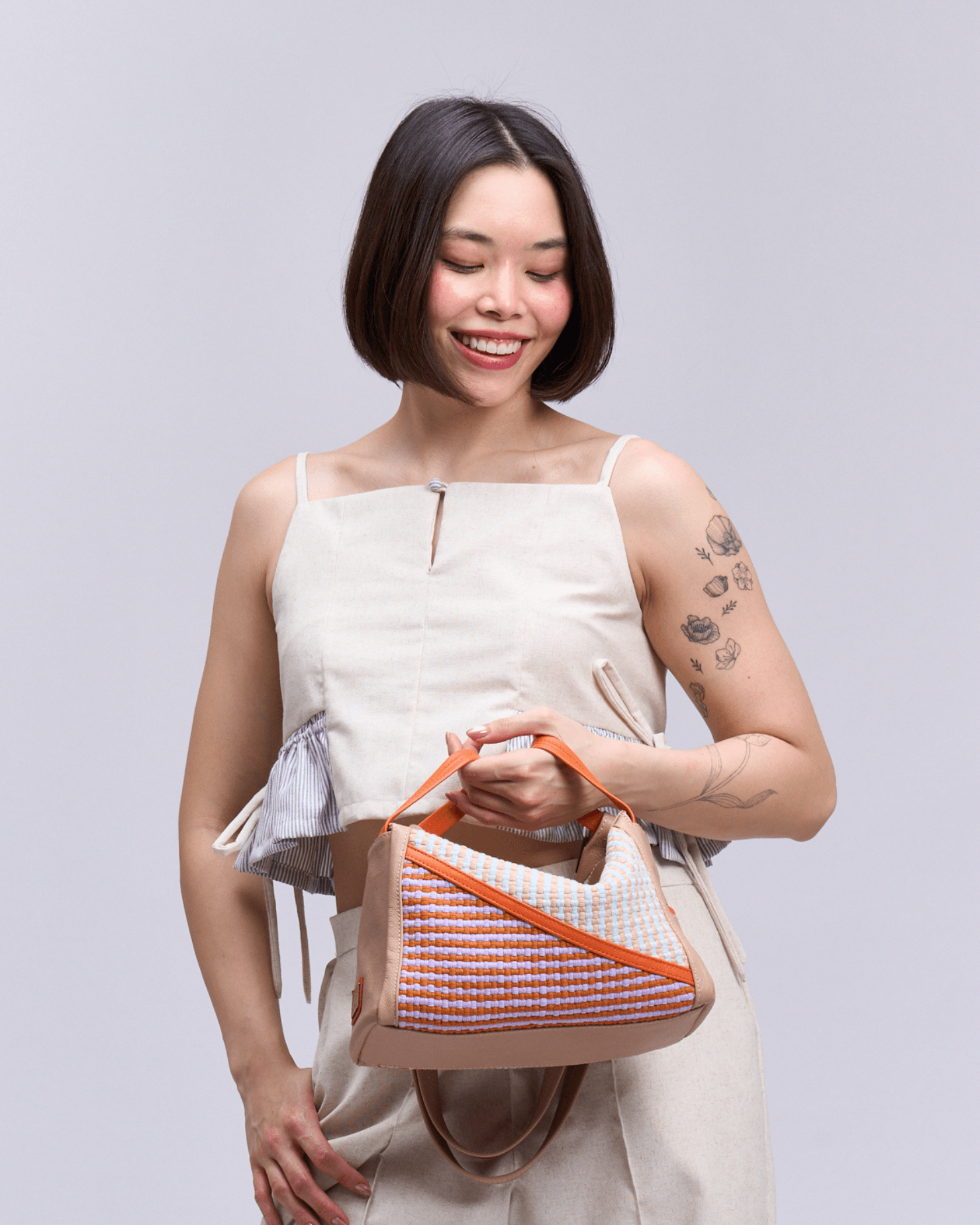 Swing Bag Cream Fashion Rags2Riches