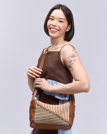 Swing Bag Tan Fashion Rags2Riches