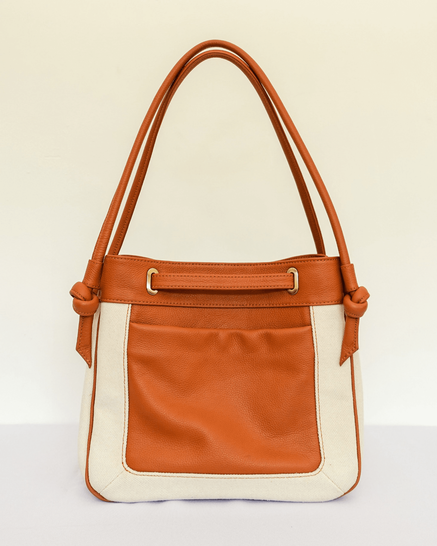 Wave Tote Tan Fashion Rags2Riches