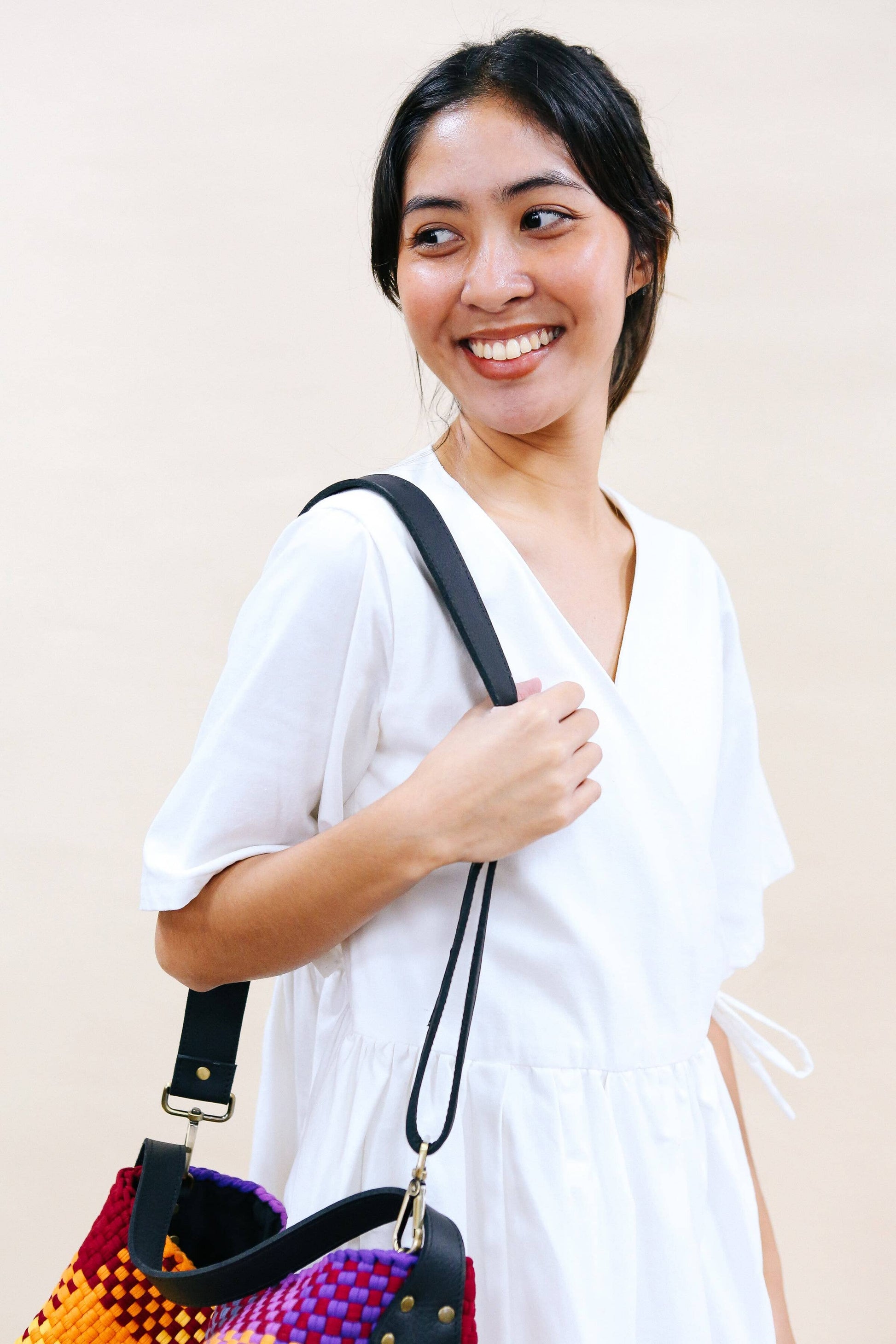 Adjustable Buslo Bag Strap Black - Main Image