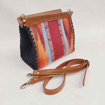 Mercado Mini Sling Bag T'nalak Navy Fashion Rags2Riches