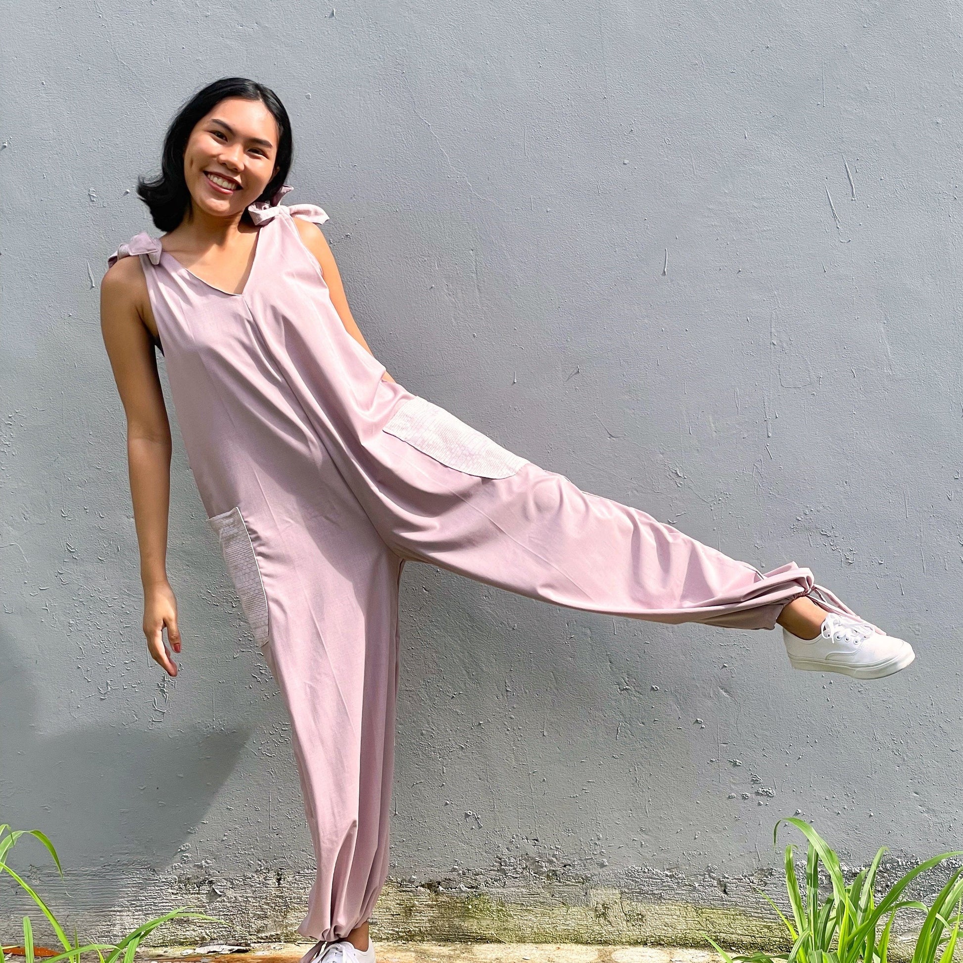 Pasyal Jumpsuit in Mauve Fashion Rags2Riches