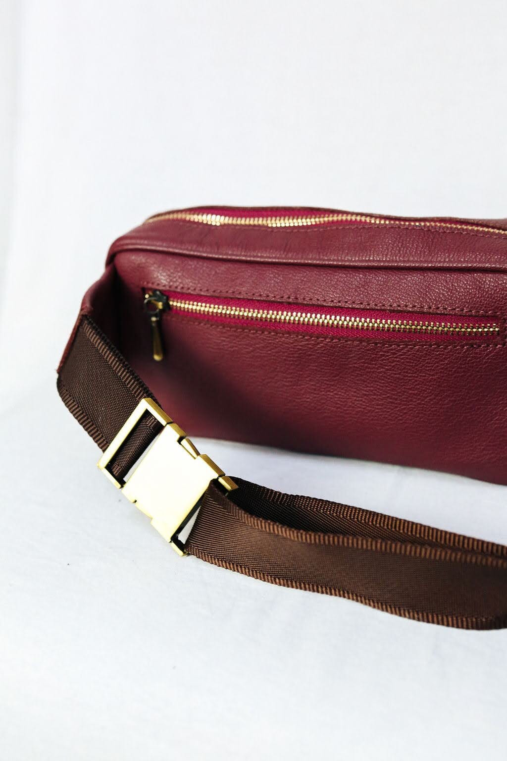 Rafa Fanny Pack Burgundy - Main Image