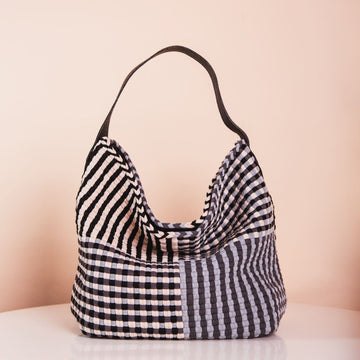 [Ready Today] Buslo Stripe & Checkerboard Neutral Fashion Rags2Riches