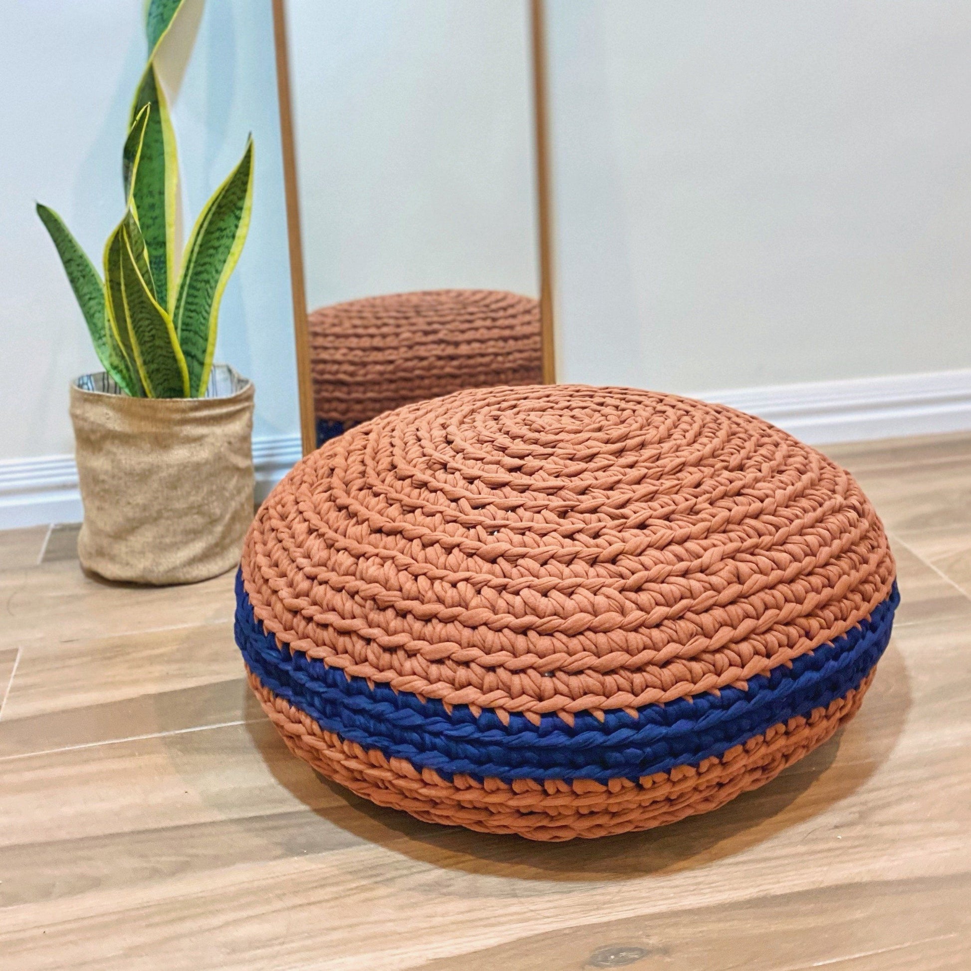 Round Pouf Home Rags2Riches