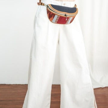 The Wide Pleated Trousers White Fashion Rags2Riches